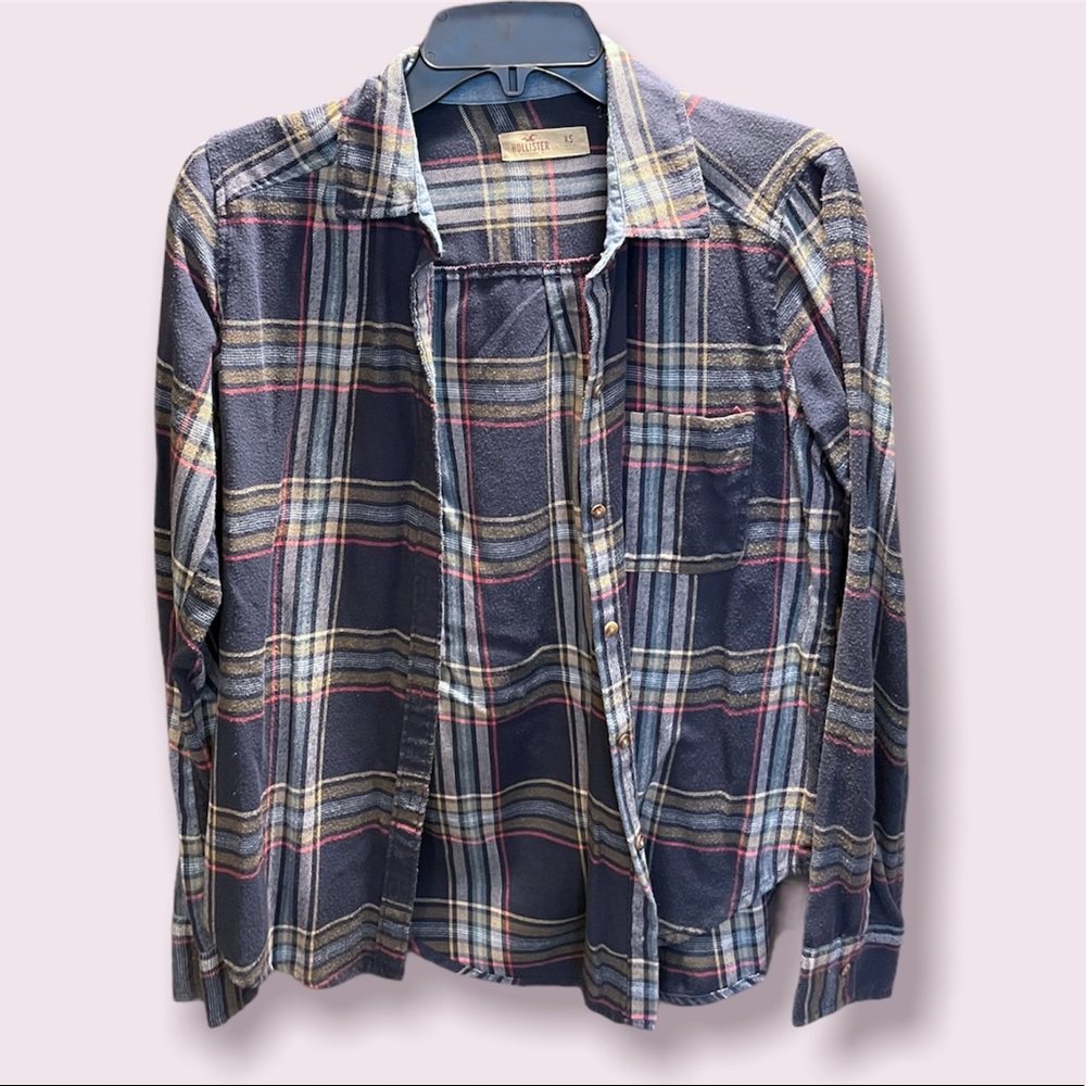 HOLLISTER🦕Plaid Flannel